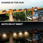 BKBB PPBB Solar Deck Lights Outdoor, Waterproof LED Solar Lights - Image 5