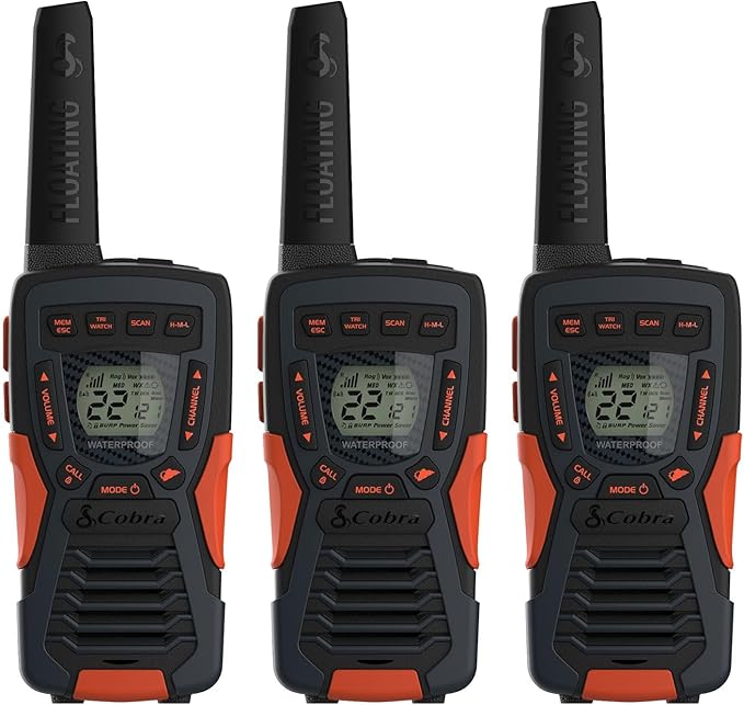 Cobra CXT10953PH-M Emergency Two-Way Radios, Waterproof Walkie Talkies by CobraElectronics