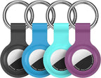 Compatible with AirTag Holder Case Keychain 4 Pack, by HATALKIN