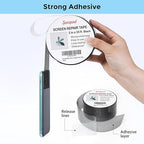 Secopad Black Window Screen Repair Tape, 2IN X 35FT Screen Repair Kit - Image 4