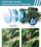 Monocular Telescope 12X60 HD High Power - Image 3