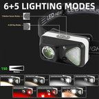 6 Pack Rechargeable Headlamp Flashlight, LED Head Lamp - Image 2