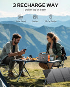 Solar Powered Generator 200W Peak/100W Rated, Portable Solar Generator Power - Image 4