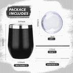 12oz Stemless Wine Tumbler - Image 3
