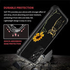 for Samsung Galaxy S21 Ultra Case, Pig Sunflower Yellow Sunshine Pattern - Image 6