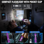 Rechargeable Tactical Flashlights, High Lumens Small Mini USB-C LED Flashlight - Image 3