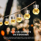 SOLPEX 12 Pack Hanging Solar Lights Outdoor, Solar Outdoor Lights Decorative - Image 3