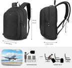 Tzowla Travel Laptop Backpack Water Resistant Anti-Theft Bag - Image 6
