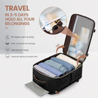 LOVEVOOK 50L Travel Backpack Carry On Airline Approved, Large Backpack - Image 6