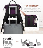 LOVEVOOK Laptop Backpack for Women, 15.6 inch Waterproof Nurse Bag Teacher Work - Image 6
