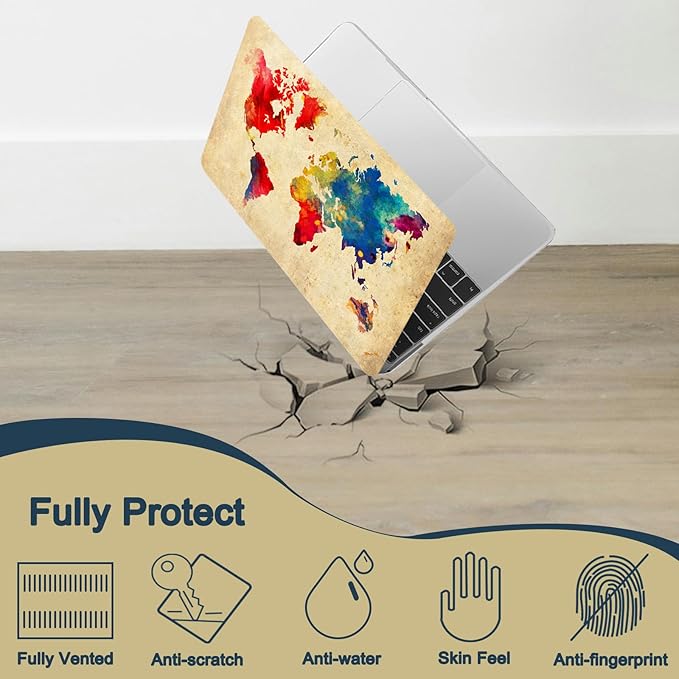 Hard Case for New MacBook Air 13 inch M2 M3 M4 2022 2024 2025 Release, 13.6" - Image 4