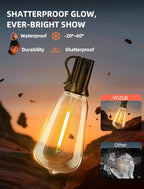 Outdoor Patio String Lights: 100Ft 30M Outside Waterproof Light - Image 5