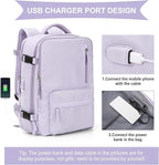 WONHOX Large Travel Backpack Carry on Flight Approved Laptop Work Business - Image 4