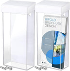 Remerry 2 Pieces Acrylic Outdoor Brochure Holder 4 x 9 Inch Waterproof Wall by Remerry