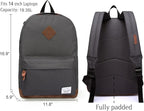 Backpack for Men Women, VASCHY Classic Water-resistant Lightweight Travel - Image 3