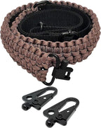 Extra Wide Gun Sling Paracord 550 Adjustable w/Swivels by Ten+Point+Gear