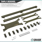 Savior Equipment Horizontal Steel Wall Mount Firearm Rifle Display Rack - Image 6