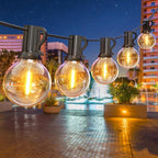 GPATIO Outdoor String Lights, 25FT G40 Bulbs Shatterproof Patio Lights by AddforPatioMakeover