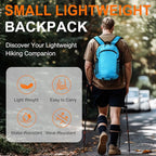 Small Hiking Backpack 15L Travel Lightweight Hiking Packable Daypack - Image 2