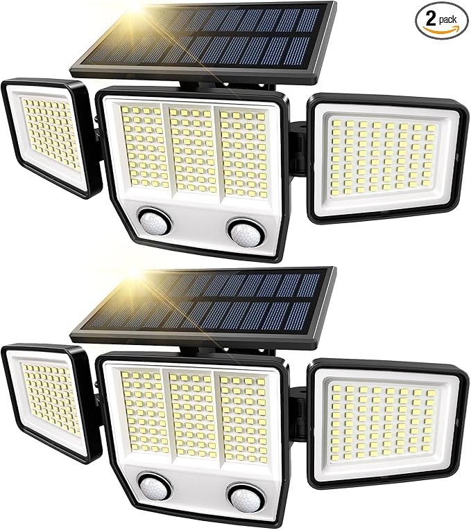 MDCMDCM Solar Motion Sensor Outdoor Lights Waterproof by MDCMDCMSolarLightsOutdoor