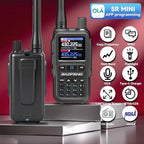 BAOFENG UV5RMINI Two Way Radio NOAA Weather Radio Dual PTT 999CH Survival APP - Image 2