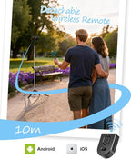 71" Phone Tripod Selfie Stick for iPhone/Android/Camera, Cell Phone Tripod Stand - Image 5