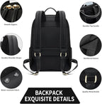 GOLF SUPAGS Laptop Backpack for Women Slim Computer Bag Work Travel College - Image 4