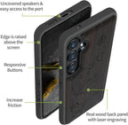 Carveit Wood Case for Galaxy S24 Plus Case Shockproof Protective Cover Unique - Image 6