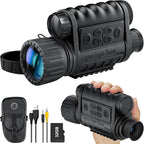 True Night Vision Monocular for Adults, IR Illuminator for Complete Darkness by bestguarder