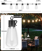 98FT Outdoor String Lights - Image 6