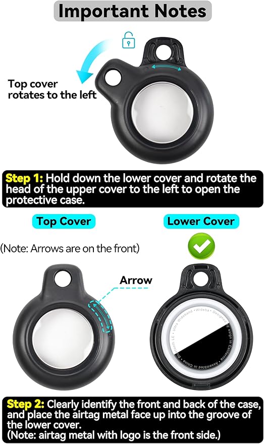 for Apple AirTag 2nd & 1st Gen, Waterproof Case - Image 7