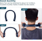CIVPOWER Neck Fan: Portable Personal Neck Cooling Rechargeable Bladeless Fan - Image 7