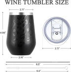 MEWAY 12oz Stainless Steel Wine Tumbler - Image 6