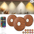 Puck lights with remote, 2000mAh rechargeable cabinet light, Under Cabinet by WTXPZM