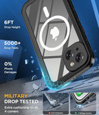 Design for iPhone 14 Plus Case Waterproof, Full Body Underwater Dustproof - Image 5
