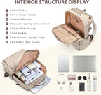 Laptop Backpack for Women, Work Business Traval Computer Backpacks - Image 2