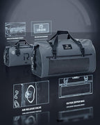 BORLENI Waterproof Motorcycle Dry Duffel Bag Luggage Tail Bag - Image 3