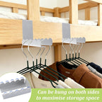 Double-Sided Over Door Coat Rack - Image 5