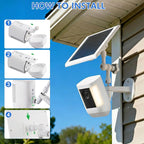 2-in-1 Wall Mount for Ring Solar Panel & Stick Up Cam Battery, Ring Spotlight - Image 6