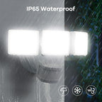OREiN 42W 6500LM Motion Sensor Outdoor Flood Light, Hardwired LED Security Light - Image 8