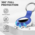Linsaner Case for AirTag 2nd Gen & 1st Gen, Silicone Holder Keychain Key Ring - Image 3
