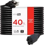 UltraPro Outdoor Extension Cord, 40 Ft, Heavy Duty Extension Cord, ETL by UltraPro
