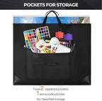 Nicpro Large Size Art Portfolio Case, Artist Portfolio Tote Bag - Image 7