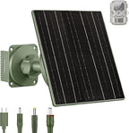 Zivif Solar Panel for Trail Camera, 10W Solar Charger Built-in 10400mAh by Zivif