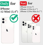 Cozycase Compatible with iPhone 12 Mini Waterproof Case - Image 2