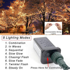 Warm White String Lights Outdoor Christmas Decoration, 66 ft 200 LED Christmas - Image 2
