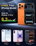 Lanhiem Magnetic for iPhone 17 Pro Case Waterproof, Built in Screen Protector & - Image 4