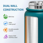 GOPPUS Insulated water bottle 20 oz Stainless Steel Water Bottle BPA-Free - Image 4