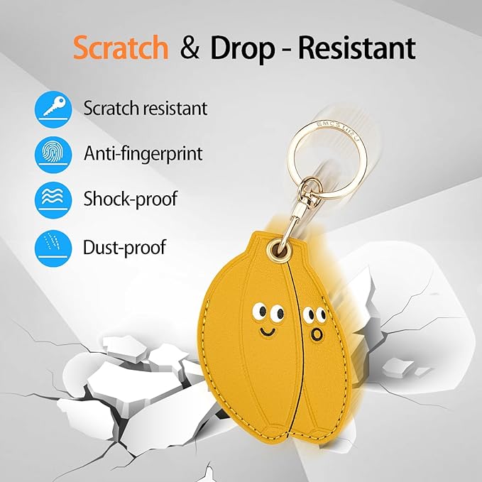 Leather Keychain Case Holder Compatible - Image 3