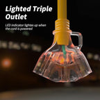 PlugSaf 100 FT 12/3 Gauge Outdoor Extension Cord - Image 6